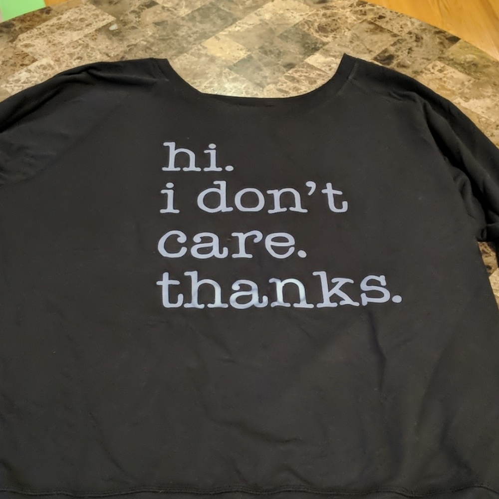 Black long sleeve t shirt